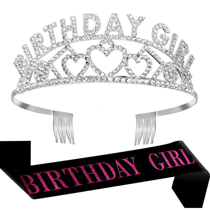 Ladies Glittering Birthday Crown Bowlift