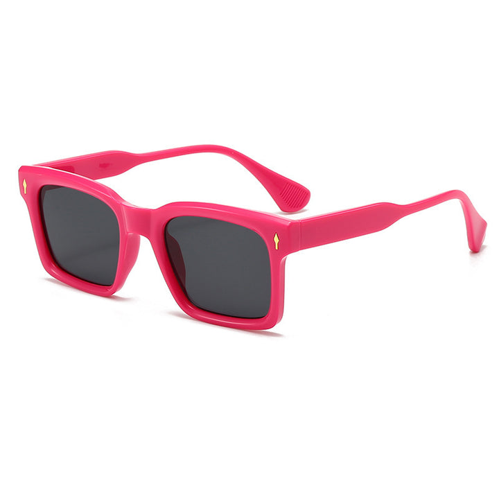 Ladies Rectangular Sunglasses in Elegant Tortoiseshell Design Bowlift