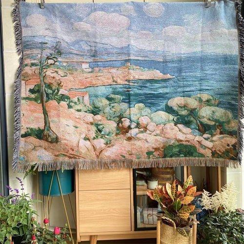 Artistic Tapestry Throw Blanket