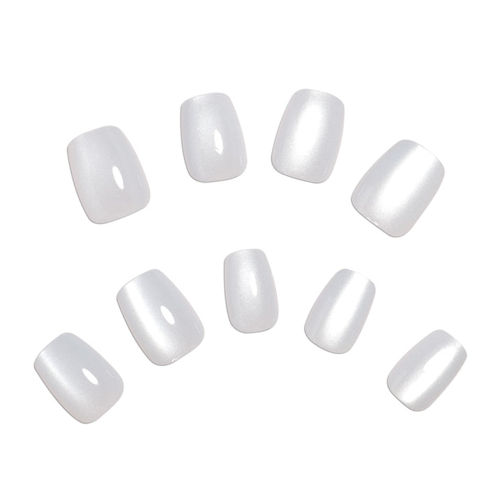 Glossy Reflective Press-On Nails Bowlift
