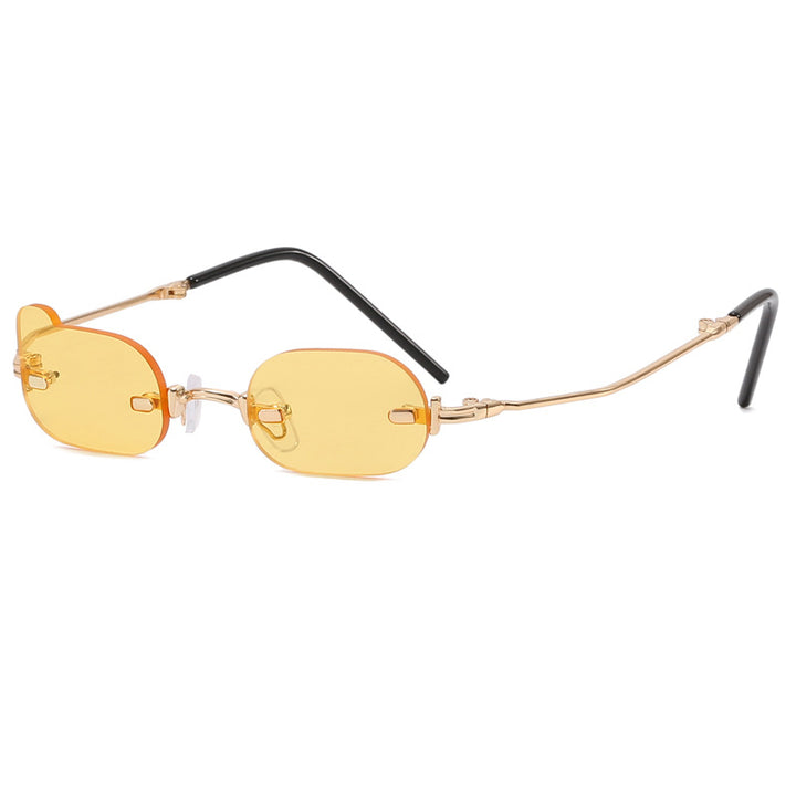 Ladies exclusive fashionable sunglasses with shiny metal frame Bowlift