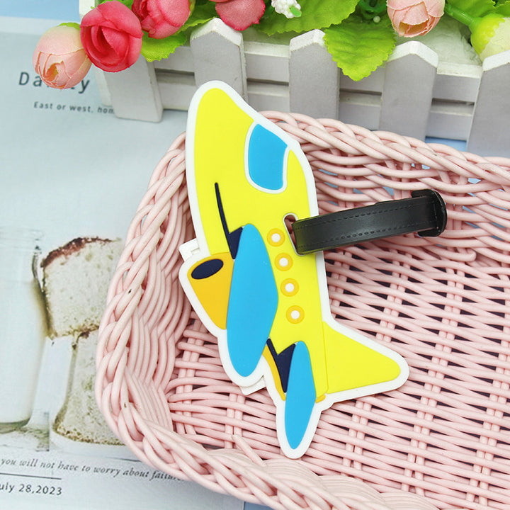 Unisex Luggage Tag in Creative Airplane Design Bowlift