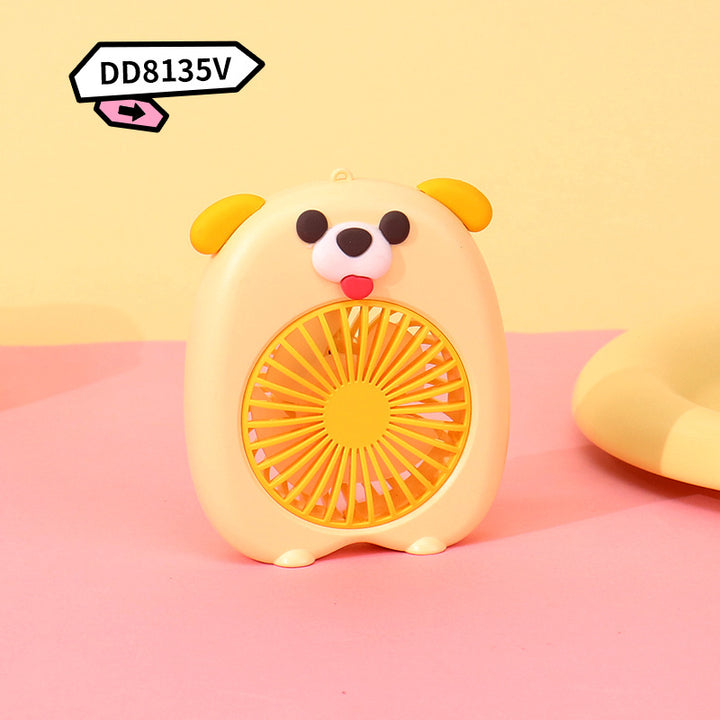 Women portable mini hand fan in creative pig design Bowlift