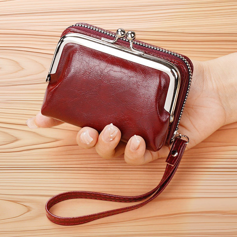 Vintage Leather Coin Pouch