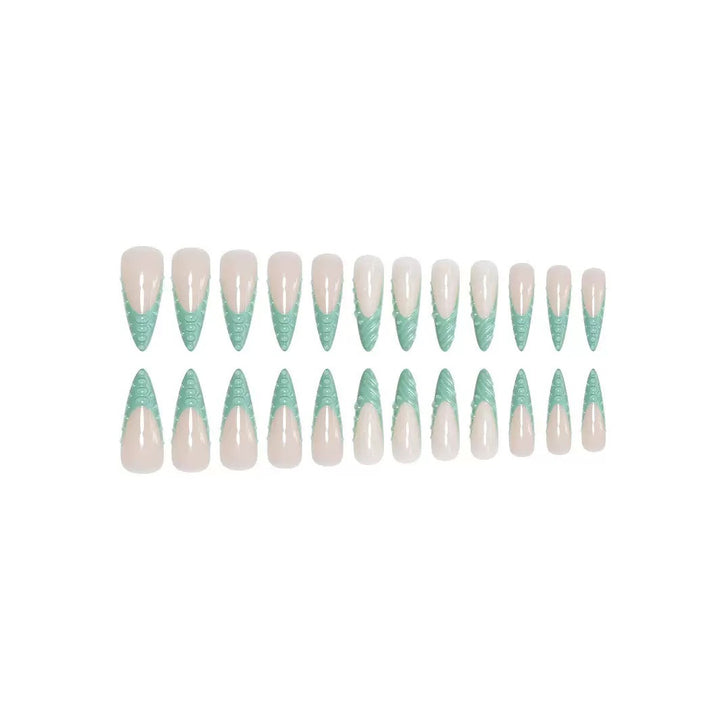 Artistic Shell-Inspired Press-On Nail Extensions Bowlift