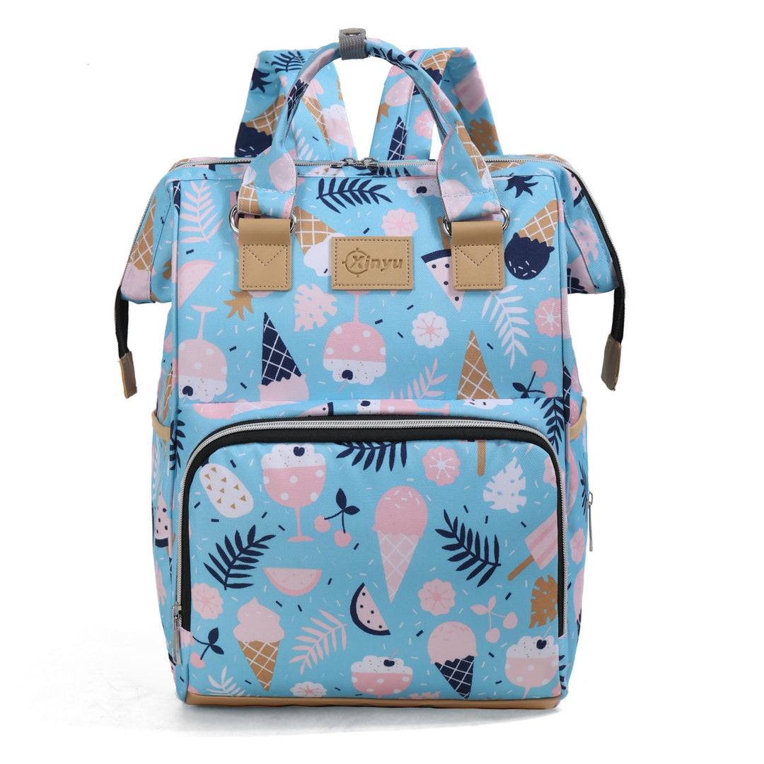Stylish Multi-Pocket Diaper Backpack Bowlift