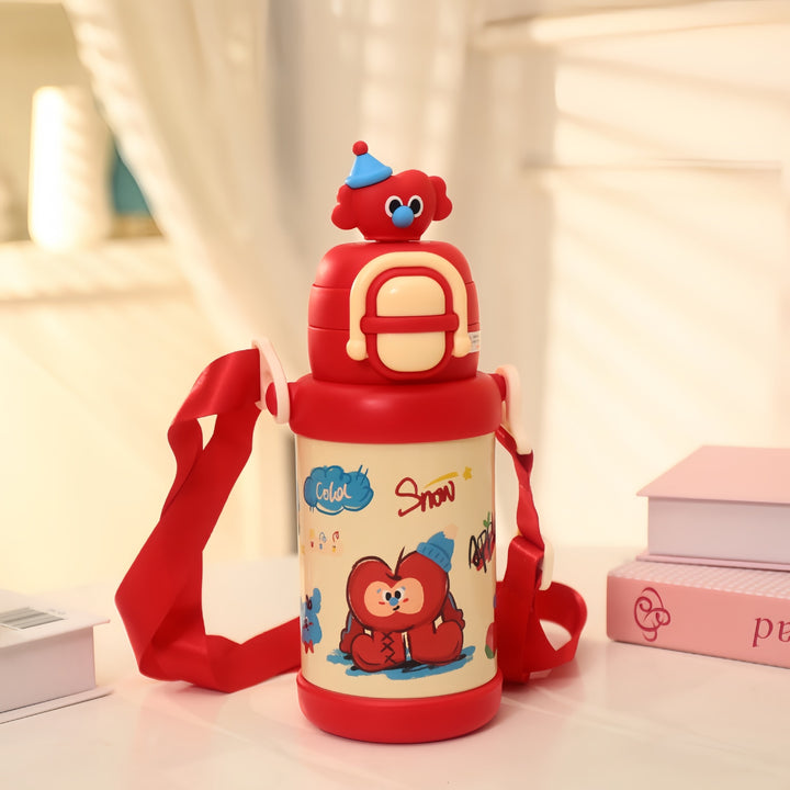 Unisex Insulated Drinking Bottle with Funny Design Bowlift