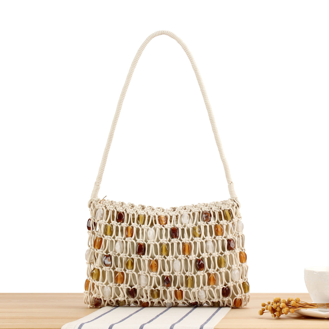 Drawstring bag with colorful beads Bowlift