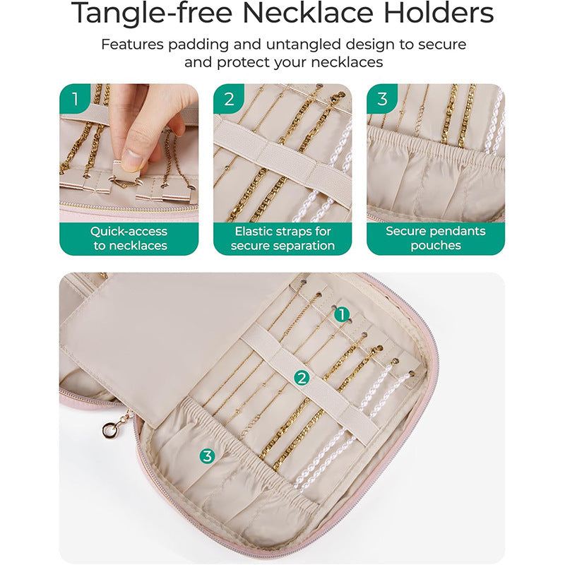 Jewelry Organizer Bag with Side Pockets Bowlift