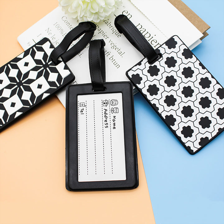 Unisex Geometric Pattern Luggage Tag Bowlift