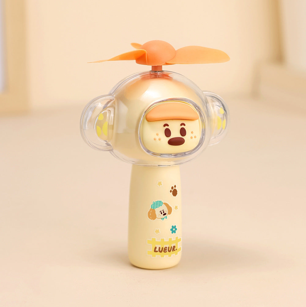 Ladies toy fan with cute animal design Bowlift