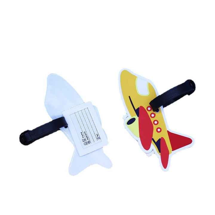 Unisex Airplane-Shaped Luggage Tag Bowlift