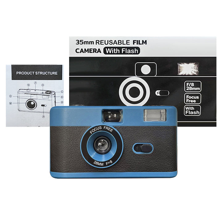 35mm Reusable Film Camera with Flash Bowlift