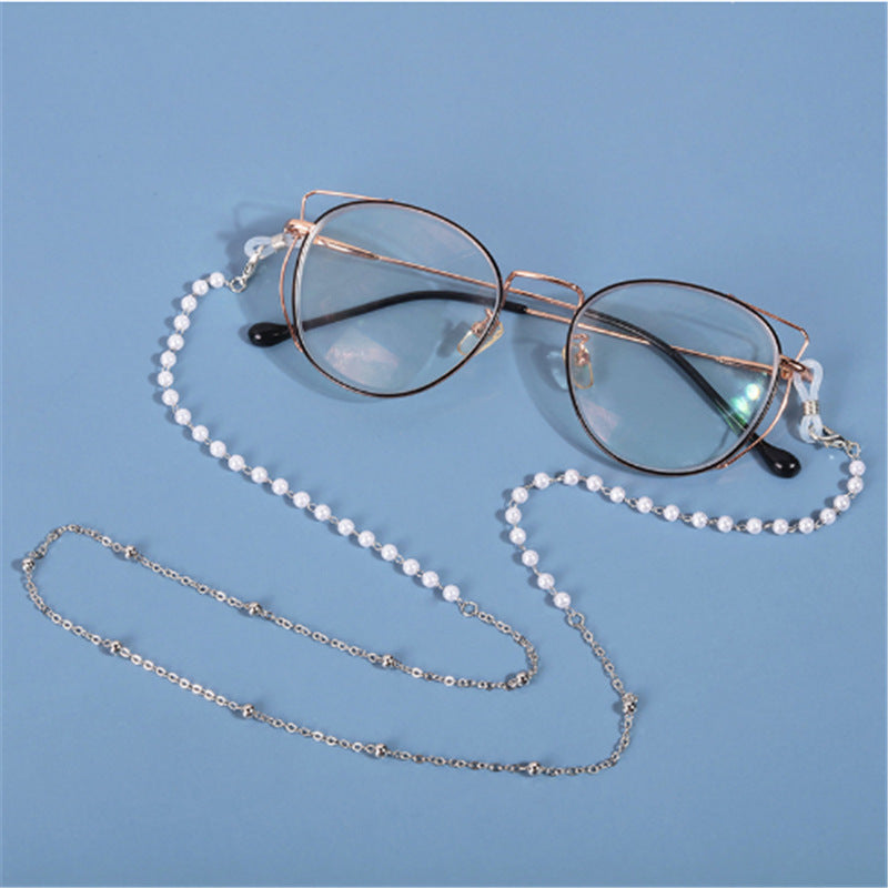 Crystal-Accented Eyewear Chain Bowlift