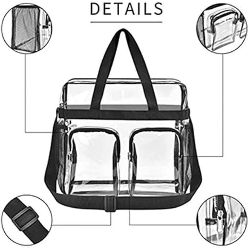 Transparent organizer bag with practical compartments Bowlift