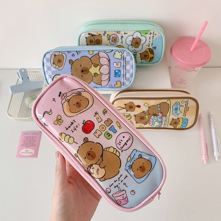 Cute Bear-Themed Pencil Case Bowlift