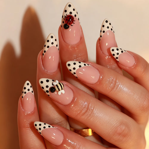 Unique art nails with insect designs Bowlift