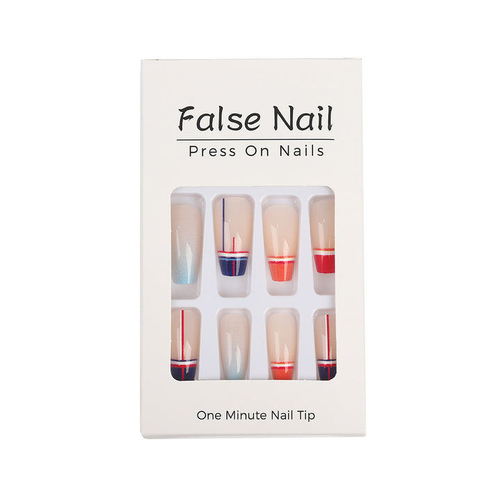 Artificial Nail Set in Modern Gradient Design Bowlift