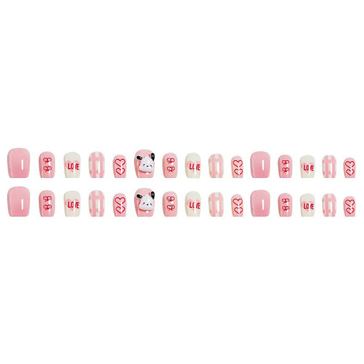 Creative nail art set with modern heart designs Bowlift