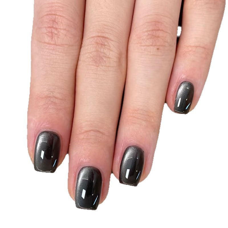 Artificial nails with holographic shine Bowlift