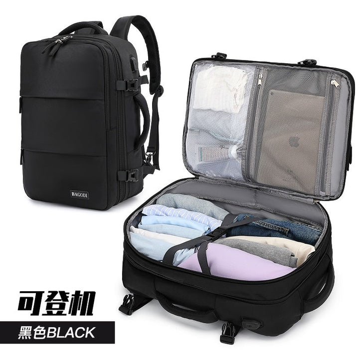 Versatile Travel Suitcase Backpack with Intelligent Organizer System Bowlift