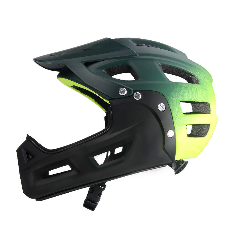 Full-Face Mountain Biking Helmet Bowlift