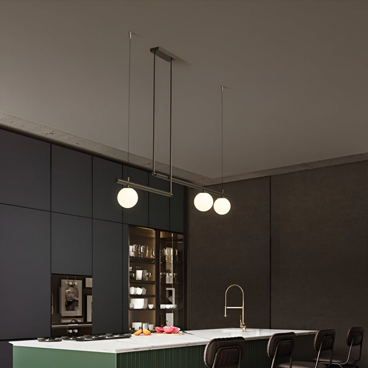 BowLift | Nordic Glass Linear Luxury Pendant Lamp