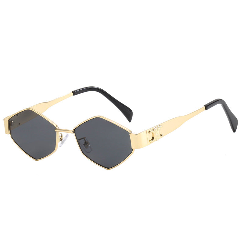 Fashionable sunglasses in hexagonal design Bowlift
