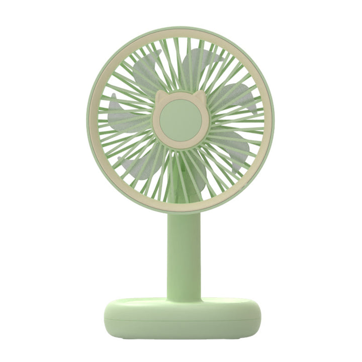 Women's Portable Mini Fan with Cute Cat Design Bowlift