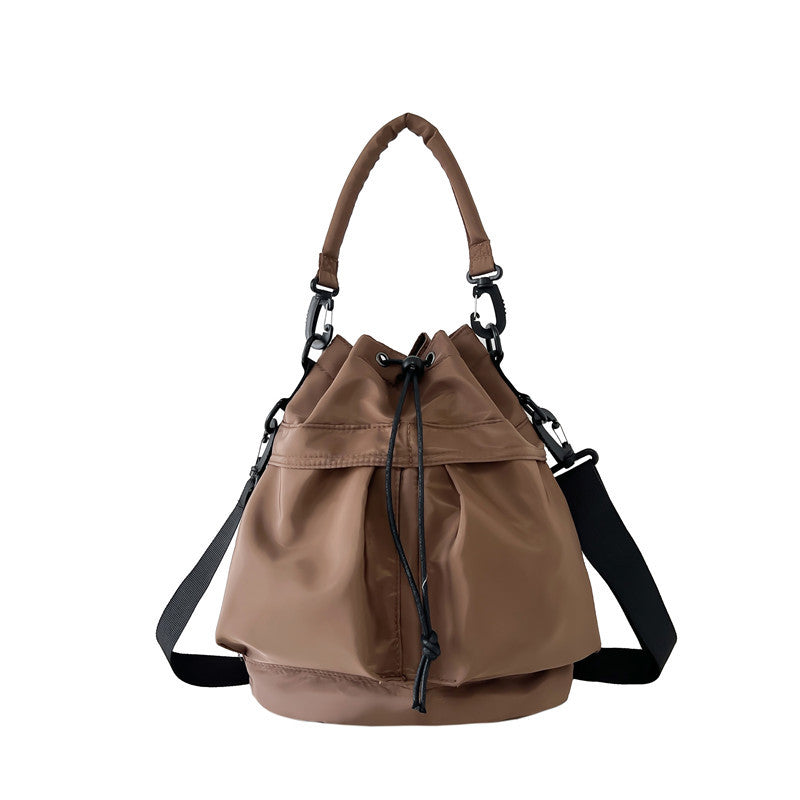 Fashionable Weekend Bag In Practical Drawstring Design Bowlift