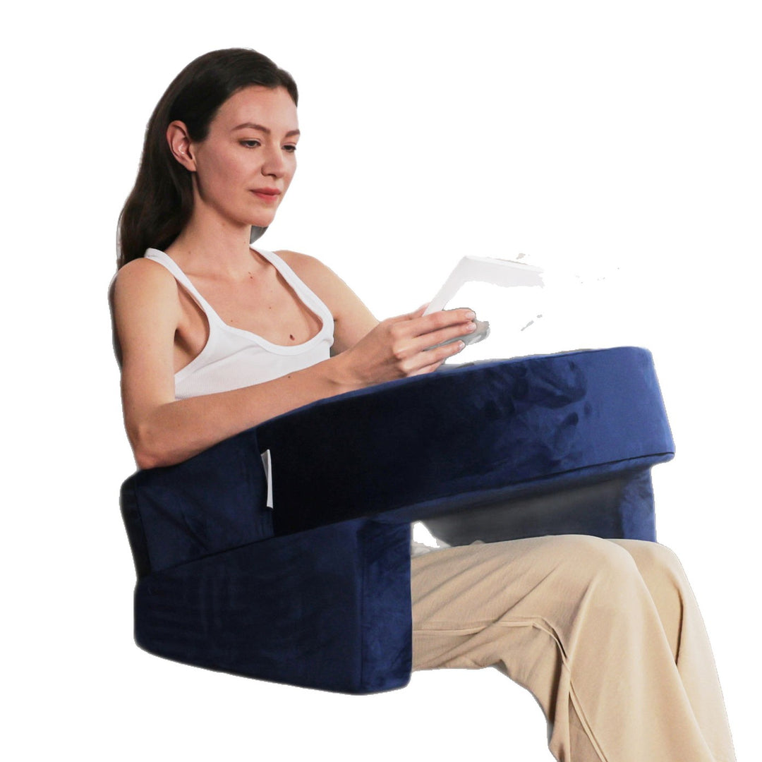 Ladies Ergonomic Reading Pillow with Side Support Bowlift