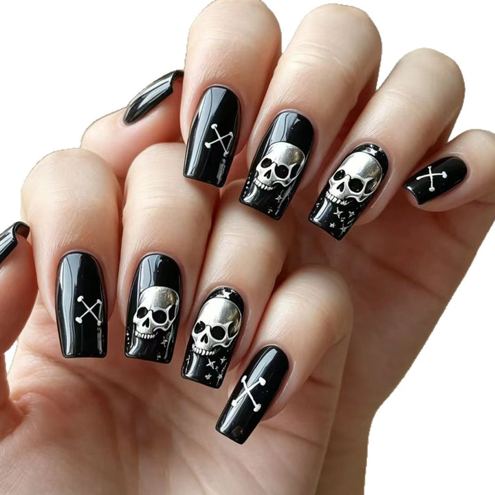 Gothic Skull Nail Art Bowlift
