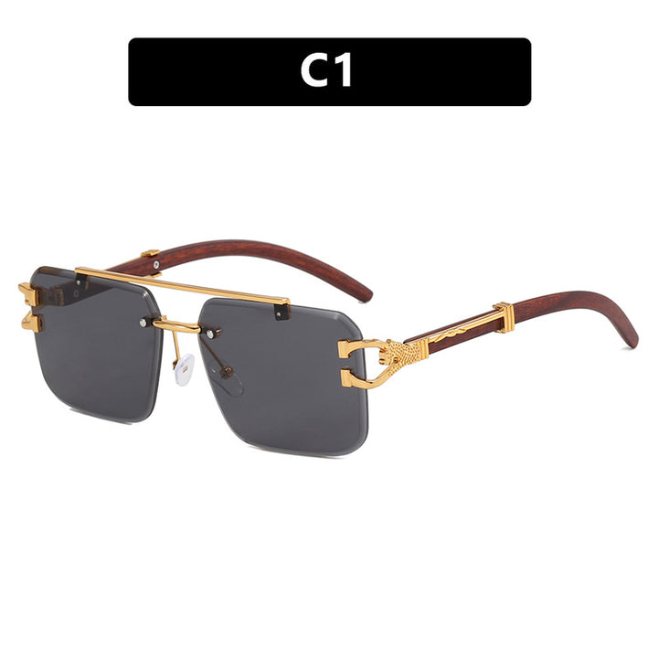 Women's fashionable glasses with innovative frame and luxurious wood detail Bowlift