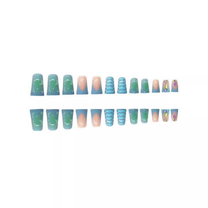 Decorative Long Acrylic Nail Enhancements Bowlift