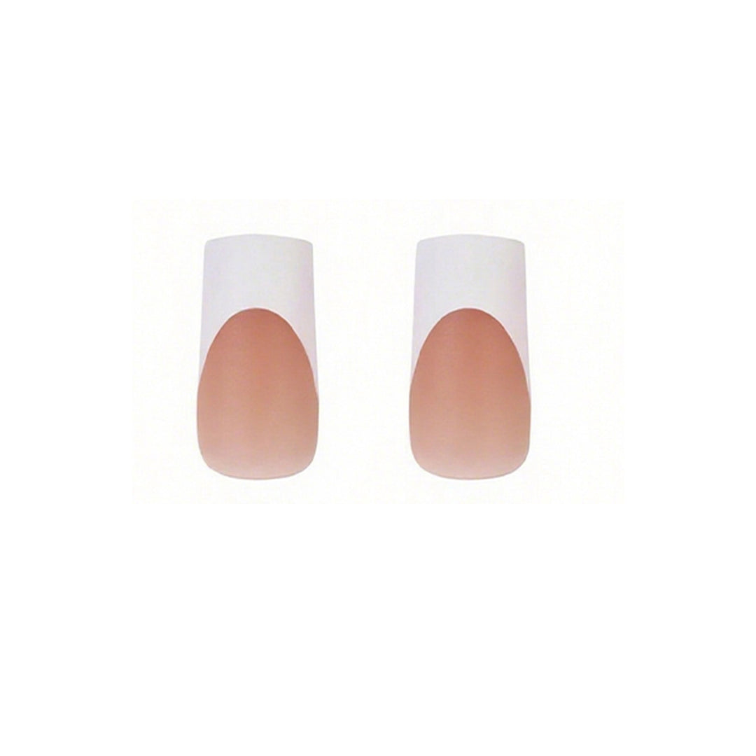 Modern French Tip Press-On Nails Bowlift