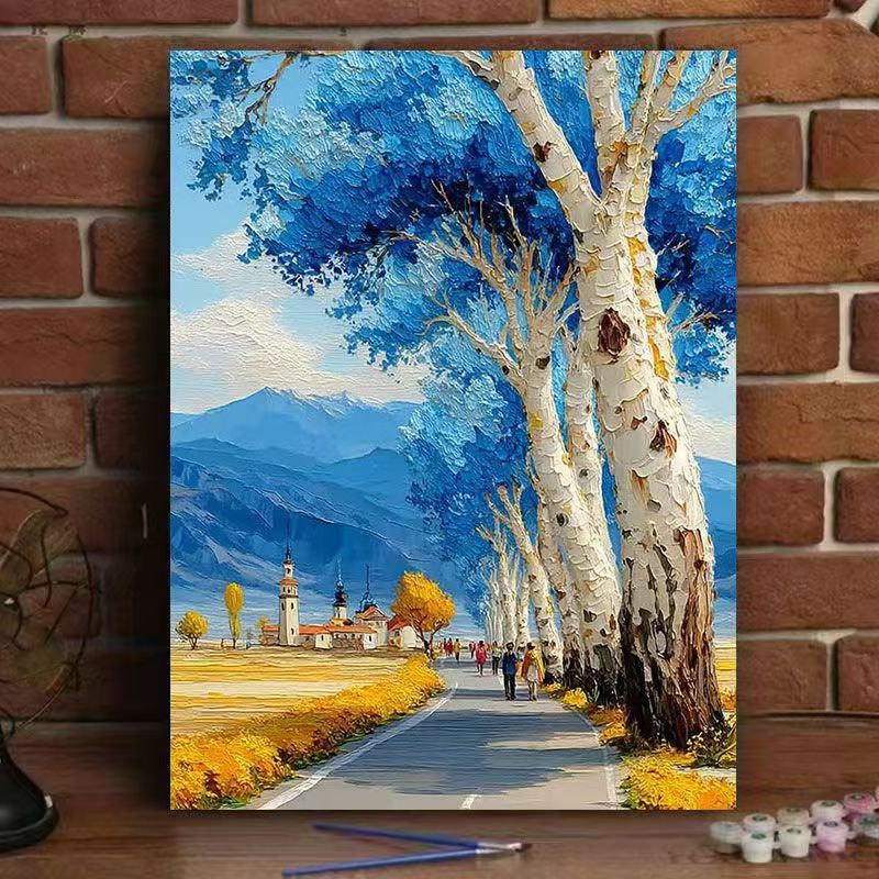 Textured Landscape Art Print Bowlift
