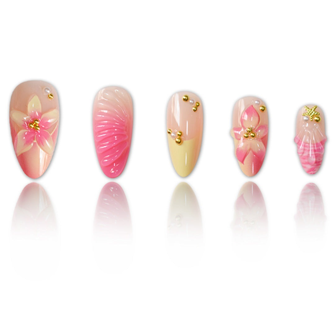 Elegant Floral Nail Art Extensions Bowlift 1787913880