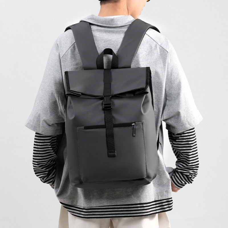 Water-Resistant Rolltop Backpack Bowlift