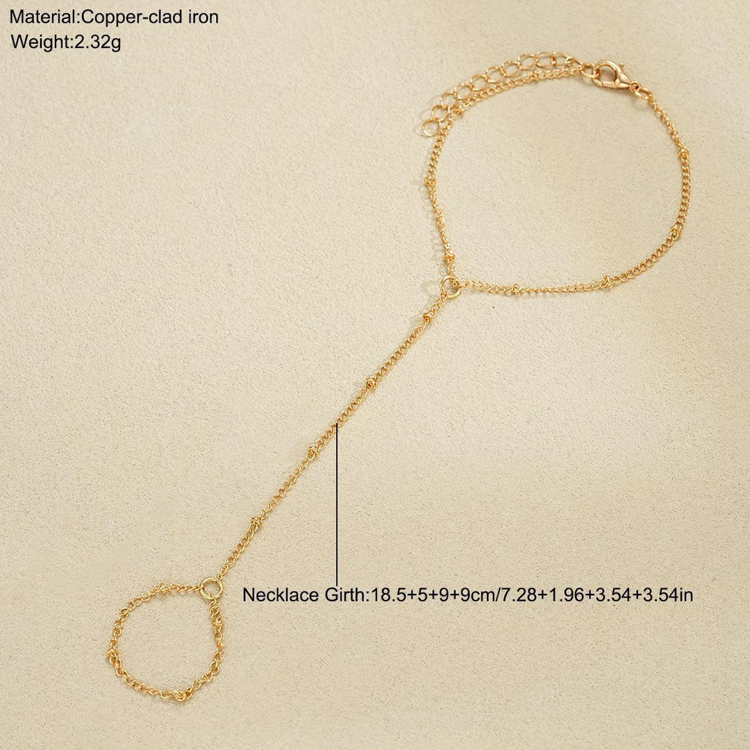 Glamorous Adjustable Chain Ankle Bracelet Bowlift