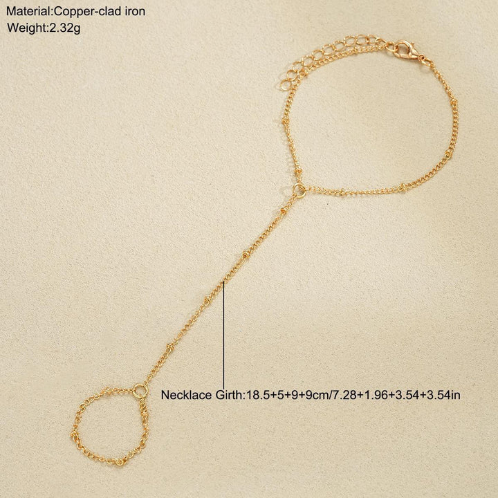 Glamorous Adjustable Chain Ankle Bracelet Bowlift