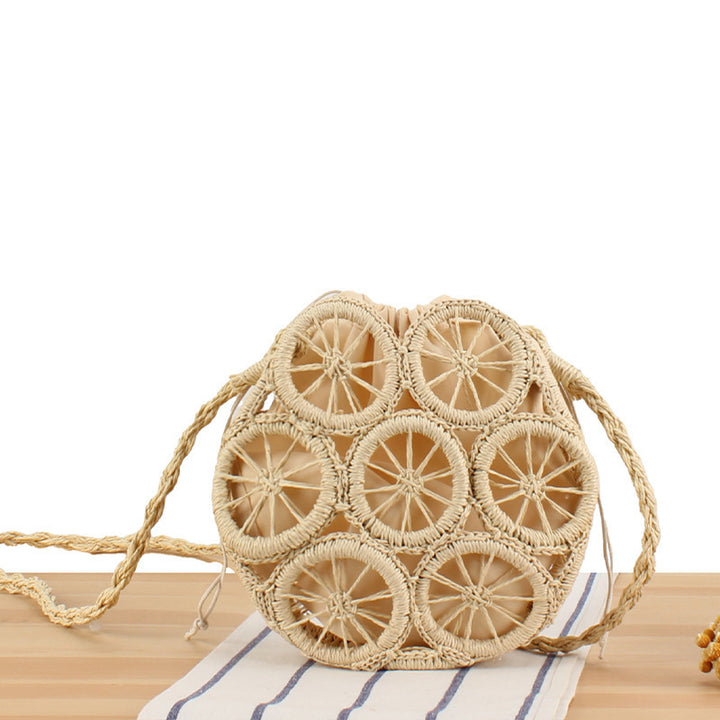 Round Bast Crossbody Bag with Unique Structural Design Bowlift