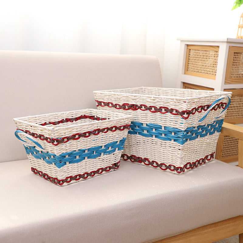 Storage Baskets In The Woven Design Bowlift