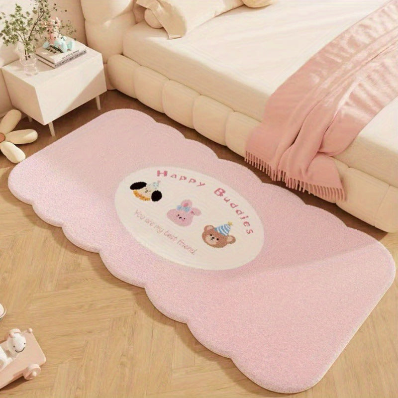 Cute Bunny-Themed Area Rug