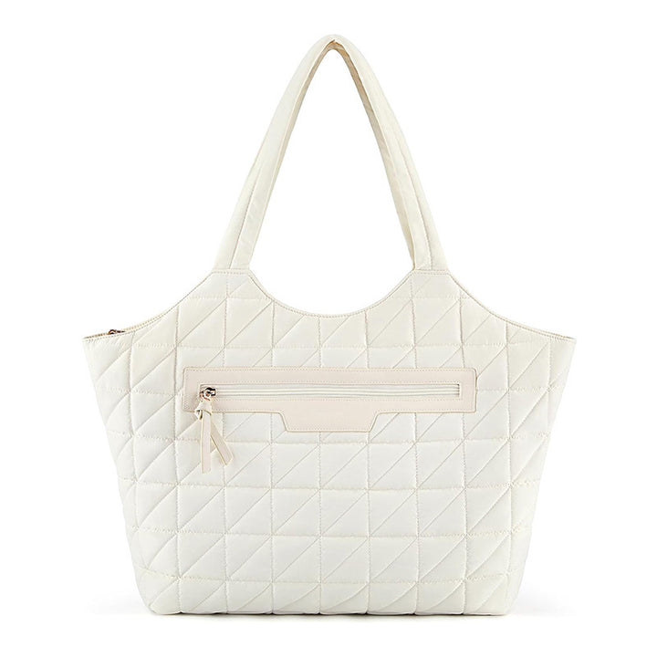 Padded handbag with textured design Bowlift