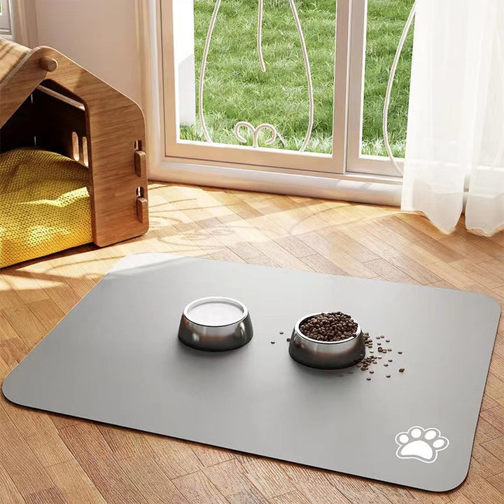 Waterproof Non-Slip Pet Feeding Mat with Anti-Skid Backing Bowlift
