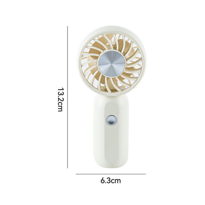 Women Portable Mini Hand Fan with Ergonomic Design and USB Charging Function Bowlift