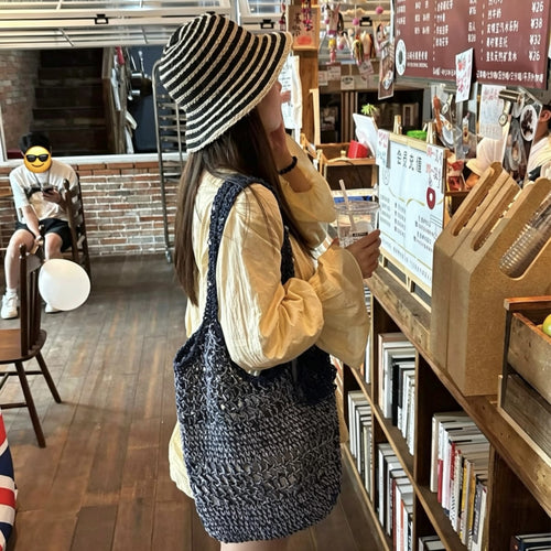 Braided Shoulder Bag in Sustainable Design Bowlift