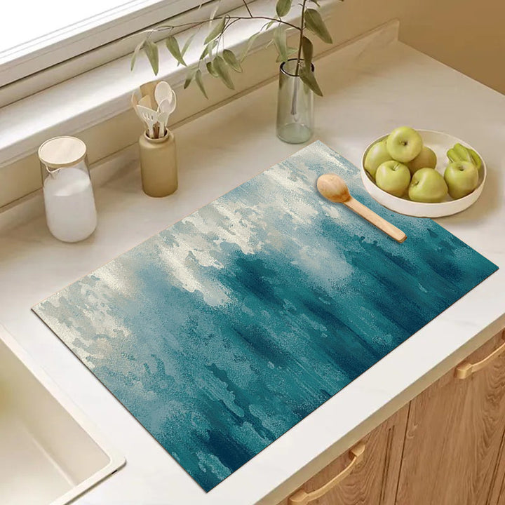 Abstract Geometric Kitchen Mat Bowlift