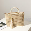 Handbag Made of Crocheted Natural Material Bowlift
