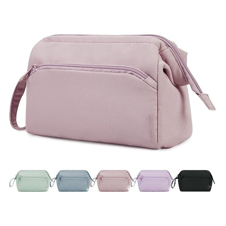 Cosmetic Organizer Bag with Versatile Compartment Division Bowlift